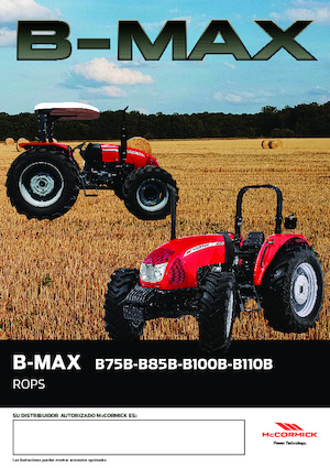 Tracteurs 4WD McCormick B 100B Max 