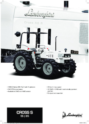 Tracteurs 4WD Lamborghini Cross S 55