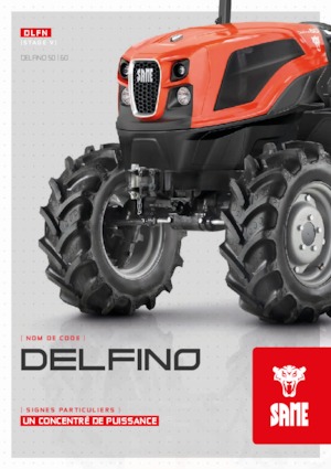 Tracteurs 4WD SAME Delfino 60