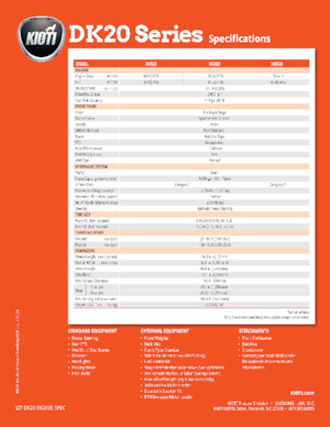 Tracteurs 4WD Kioti DK5320SE HST