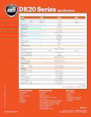 Tracteurs 4WD Kioti DK5020