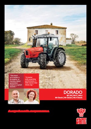 Tracteurs 4WD SAME Dorado 80