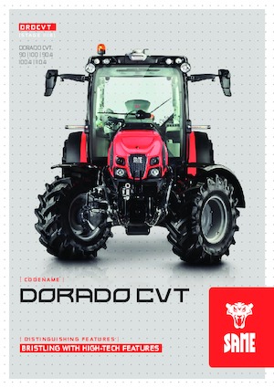 Tracteurs 4WD SAME Dorado CVT 100.4 