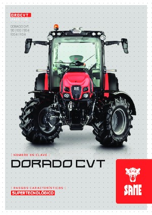 Tracteurs 4WD SAME Dorado CVT 100.4 
