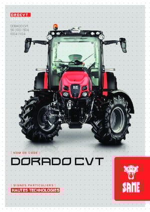 Tracteurs 4WD SAME Dorado CVT 100.4 