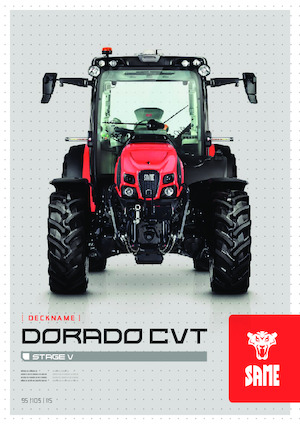 Tracteurs 4WD SAME Dorado CVT 95 