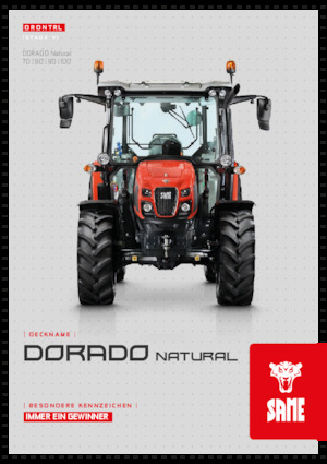 Tracteurs 4WD SAME Dorado 100 Natural 