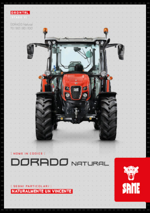 Tracteurs 4WD SAME Dorado 100 Natural 