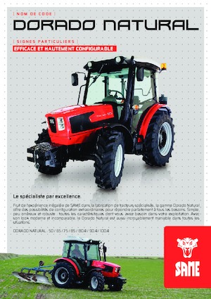 Tracteurs 4WD SAME Dorado Natural 65