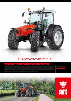 Tracteurs 4WD SAME Explorer³ E 115