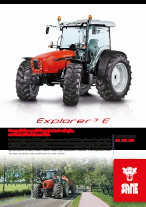 Tracteurs 4WD SAME Explorer³ E 115