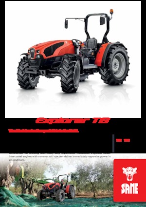 Tracteurs 4WD SAME Explorer 115 TB 