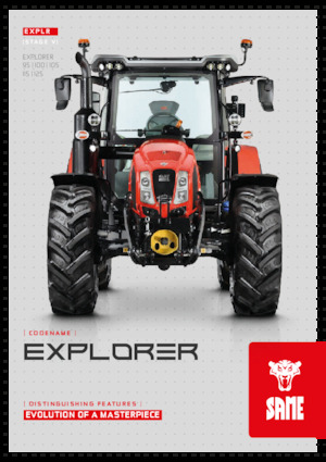 Tracteurs 4WD SAME Explorer 100 