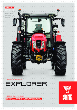 Tracteurs 4WD SAME Explorer 100 