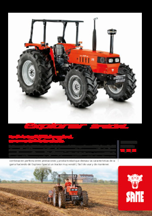 Tracteurs 4WD SAME Explorer Special 90