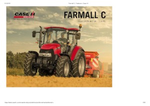Tracteurs 4WD Case IH Farmall 75 C Basis
