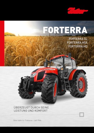 Tracteurs 4WD Zetor Forterra 140 HD
