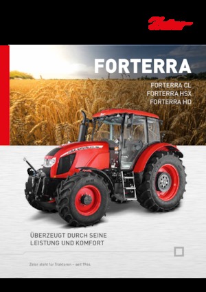 Tracteurs 4WD Zetor Forterra CL 100