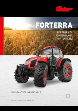 Tracteurs 4WD Zetor Forterra CL 100