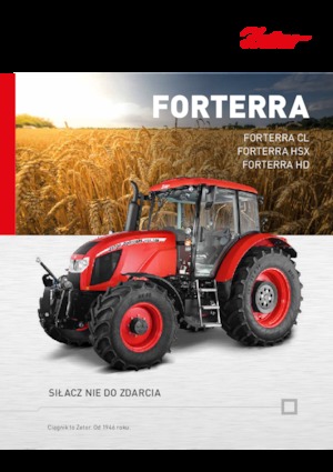 Tracteurs 4WD Zetor Forterra CL 100