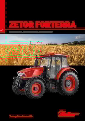 Tracteurs 4WD Zetor Forterra CL 120