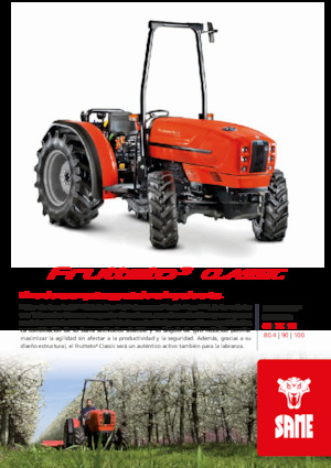 Tracteurs 4WD SAME Frutteto³ Classic 80 