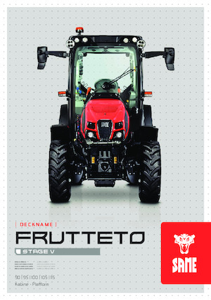 Tracteurs 4WD SAME Frutteto 100 