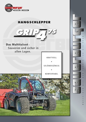 Tracteurs 4WD Sauerburger GRIP 4-75 Premium