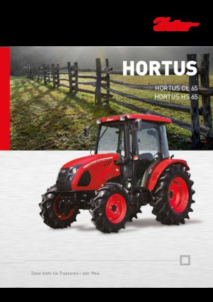 Tracteurs 4WD Zetor Hortus HS 65