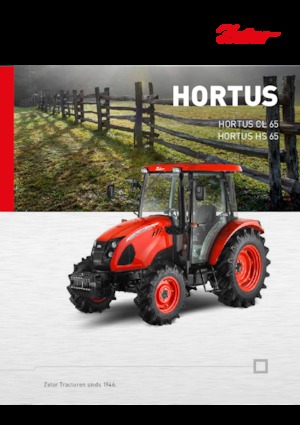 Tracteurs 4WD Zetor Hortus HS 65