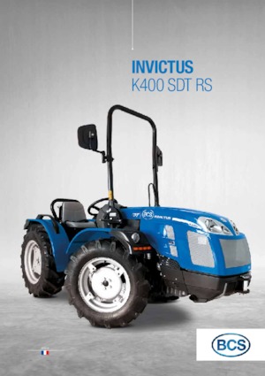 Tracteurs 4WD BCS Invictus K400 SDT RS