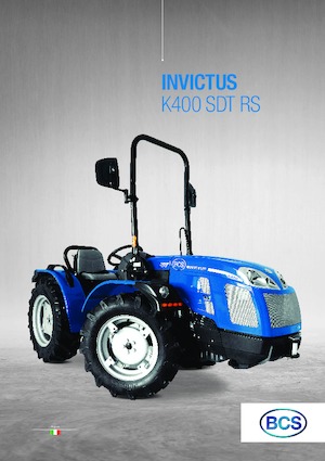 Tracteurs 4WD BCS Invictus K400 SDT RS