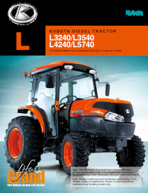 Tracteurs 4WD Kubota L4240HST
