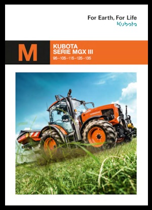 Tracteurs 4WD Kubota M 125 GX III