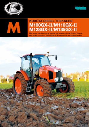 Tracteurs 4WD Kubota M 128 GX-II