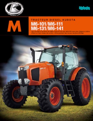 Tracteurs 4WD Kubota M 6-141