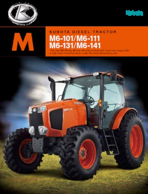 Tracteurs 4WD Kubota M 6-141