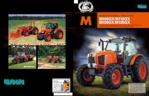 Tracteurs 4WD Kubota M100GX