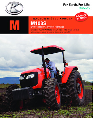 Tracteurs 4WD Kubota M108S