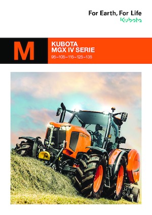 Tracteurs 4WD Kubota M125GX-IV