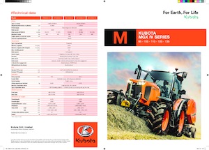 Tracteurs 4WD Kubota M125GX-IV