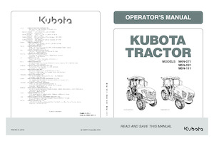 Tracteurs 4WD Kubota M4N-071