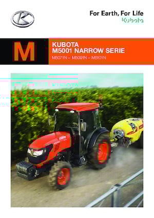 Tracteurs 4WD Kubota M5101N