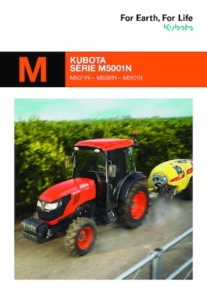 Tracteurs 4WD Kubota M5101N