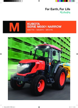 Tracteurs 4WD Kubota M5101N