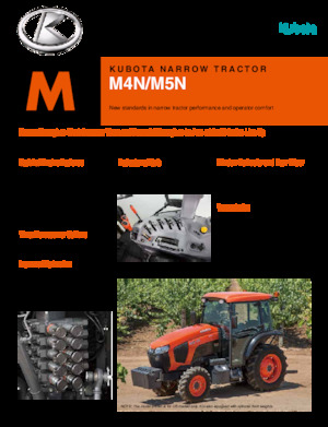 Tracteurs 4WD Kubota M5N-111