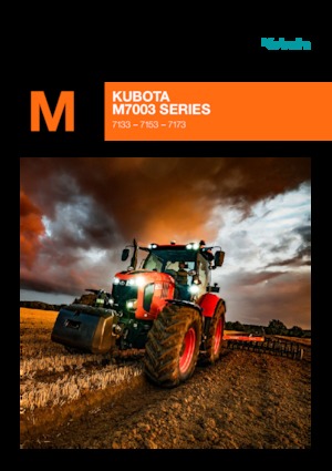 Tracteurs 4WD Kubota M7133 