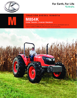 Tracteurs 4WD Kubota M854K