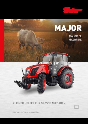 Tracteurs 4WD Zetor Major HS 80