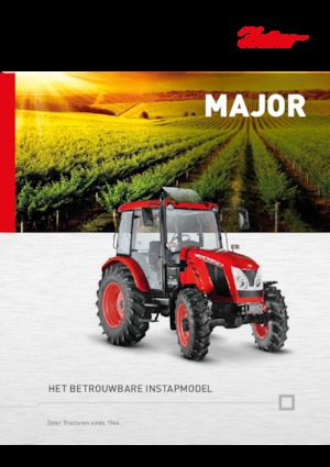 Tracteurs 4WD Zetor Major CL 80